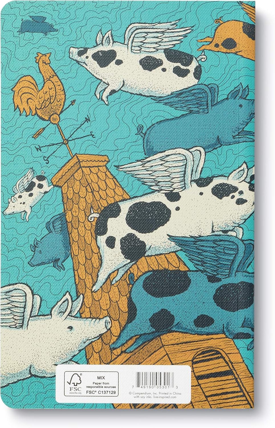 Compendium Softcover Journal - It’s Possible – A Write Now Journal with 128 Lined Pages, 5″W x 8″H