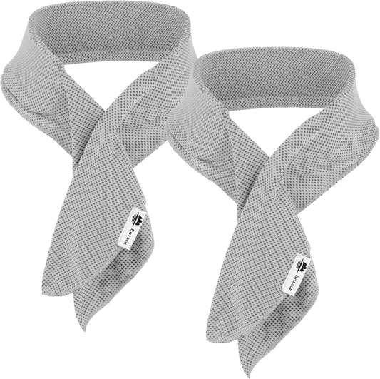 Cooling Neck Wraps with Reusable Gel Ice Pack, Soft Summer Neck Cooler for Golf, Tennis, Outdoor Activities 2 Packs