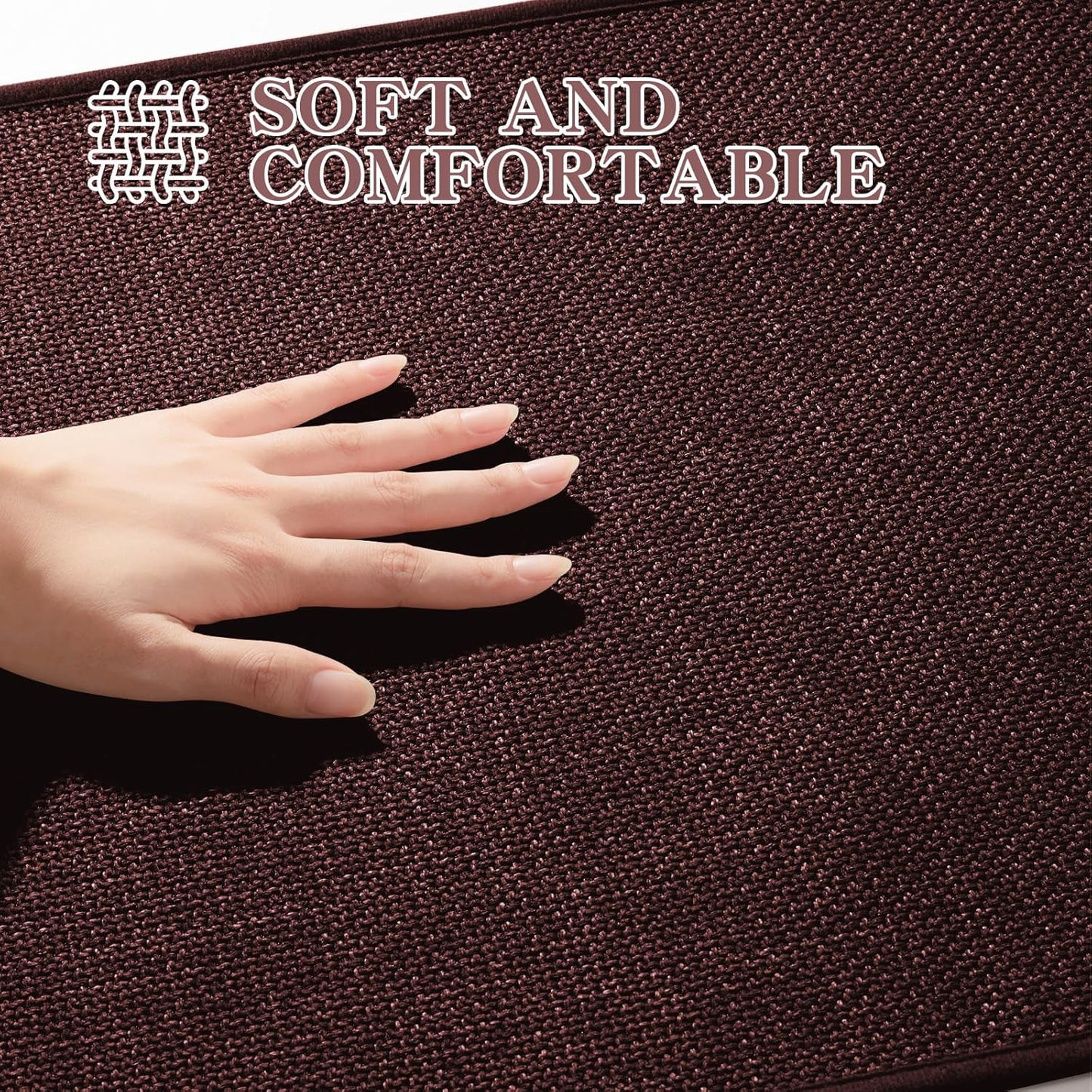 chakme Bathroom Rugs Mat 24x17, Ultra Thin Non Slip Bath Mat Small Quick Dry Absorbent Bath Mat for Bathroom Floor, (Dark Purple, 24"x17")