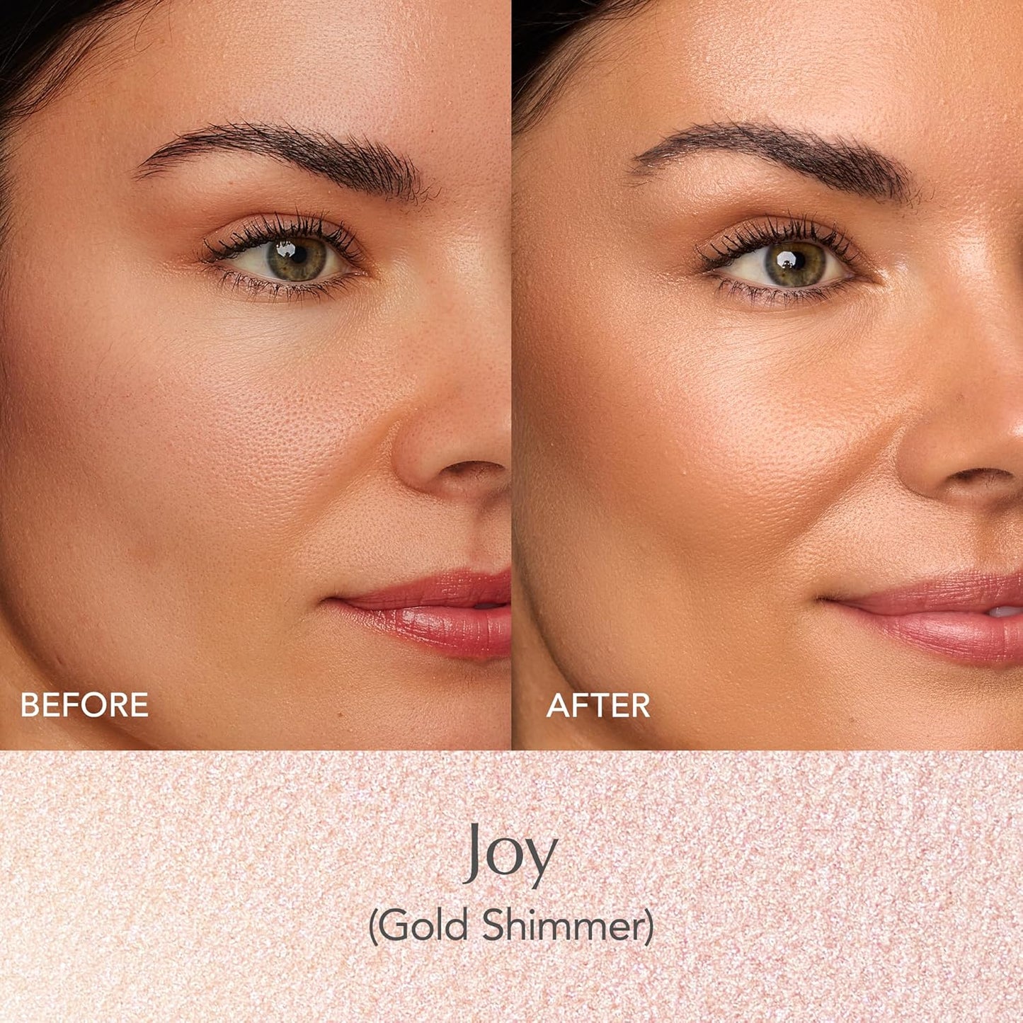 Thrive Causemetics Triple Threat Color Stick: Cream Highlighter Stick with Vitamin E, Evening Primrose Oil, Waterproof Smudge Proof Face Makeup Formula, Joy (Gold Shimmer)