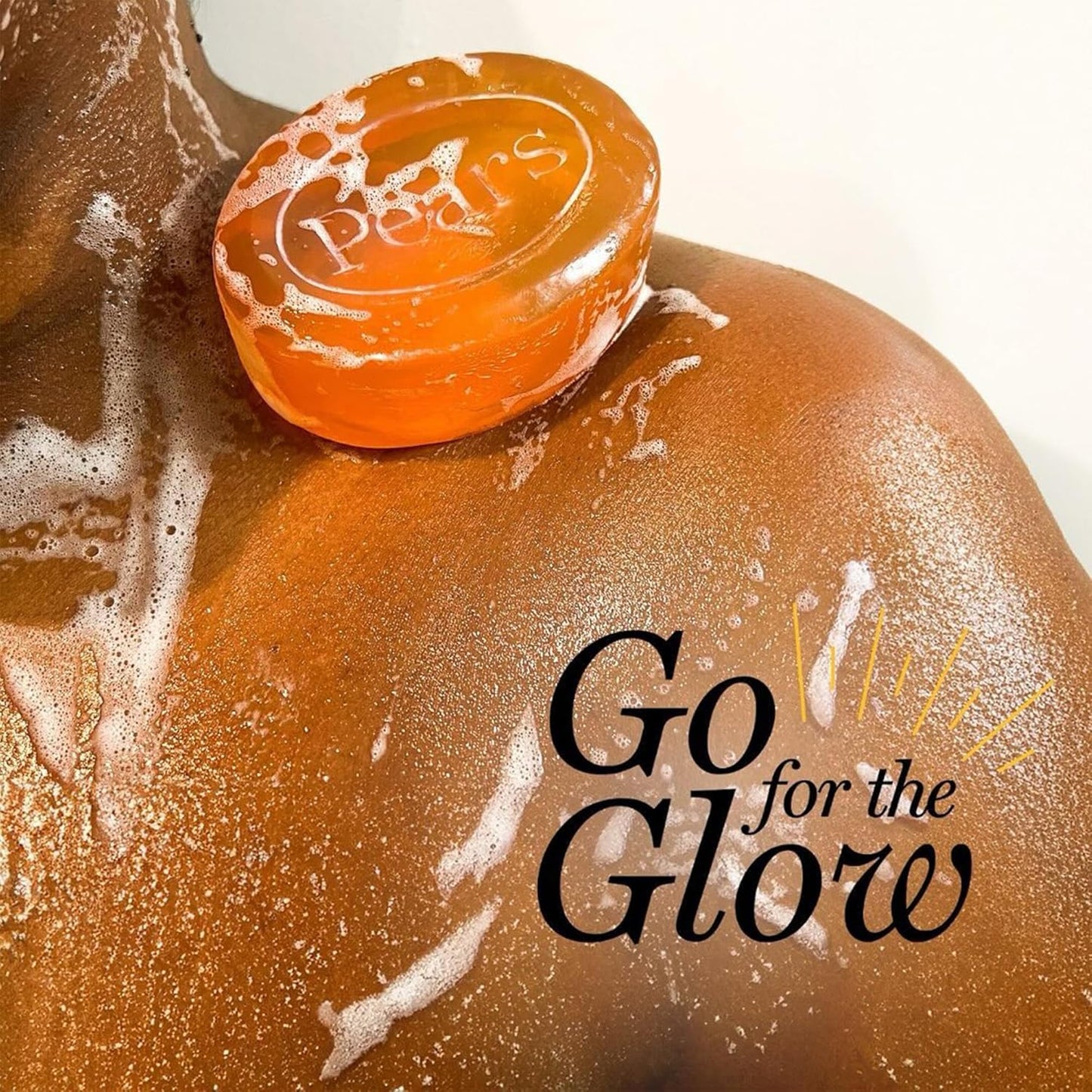 Pears Glycerin Soap, Transparent Amber Value Pack – Pure & Gentle Cleanser with Natural Oils, 3 Bars, 4.4 Oz Ea