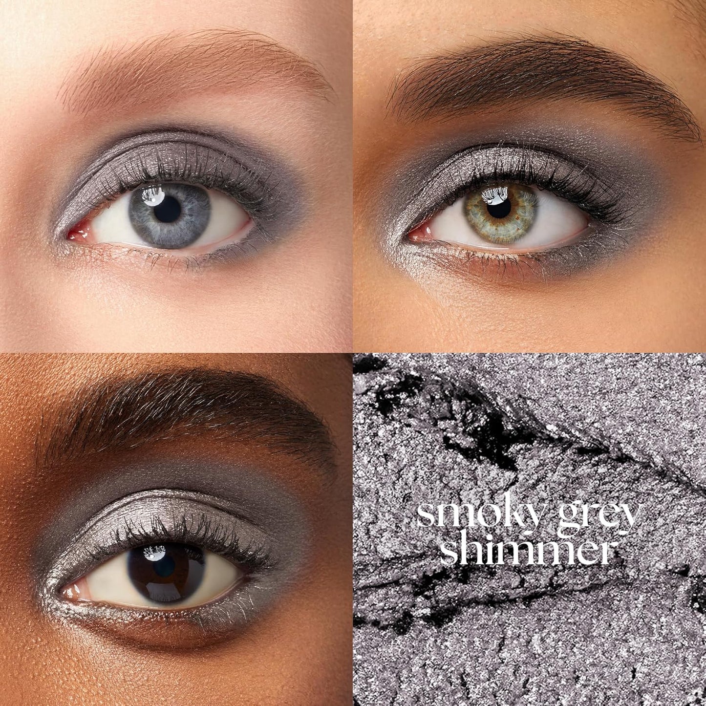 Julep Eyeshadow 101 Cream-to-Powder Waterproof Shadow Stick – Smoky Grey Shimmer – Long-Lasting, Crease-Proof, Medium Grey Shimmer Cream Eyeshadow with Built-in Smudger