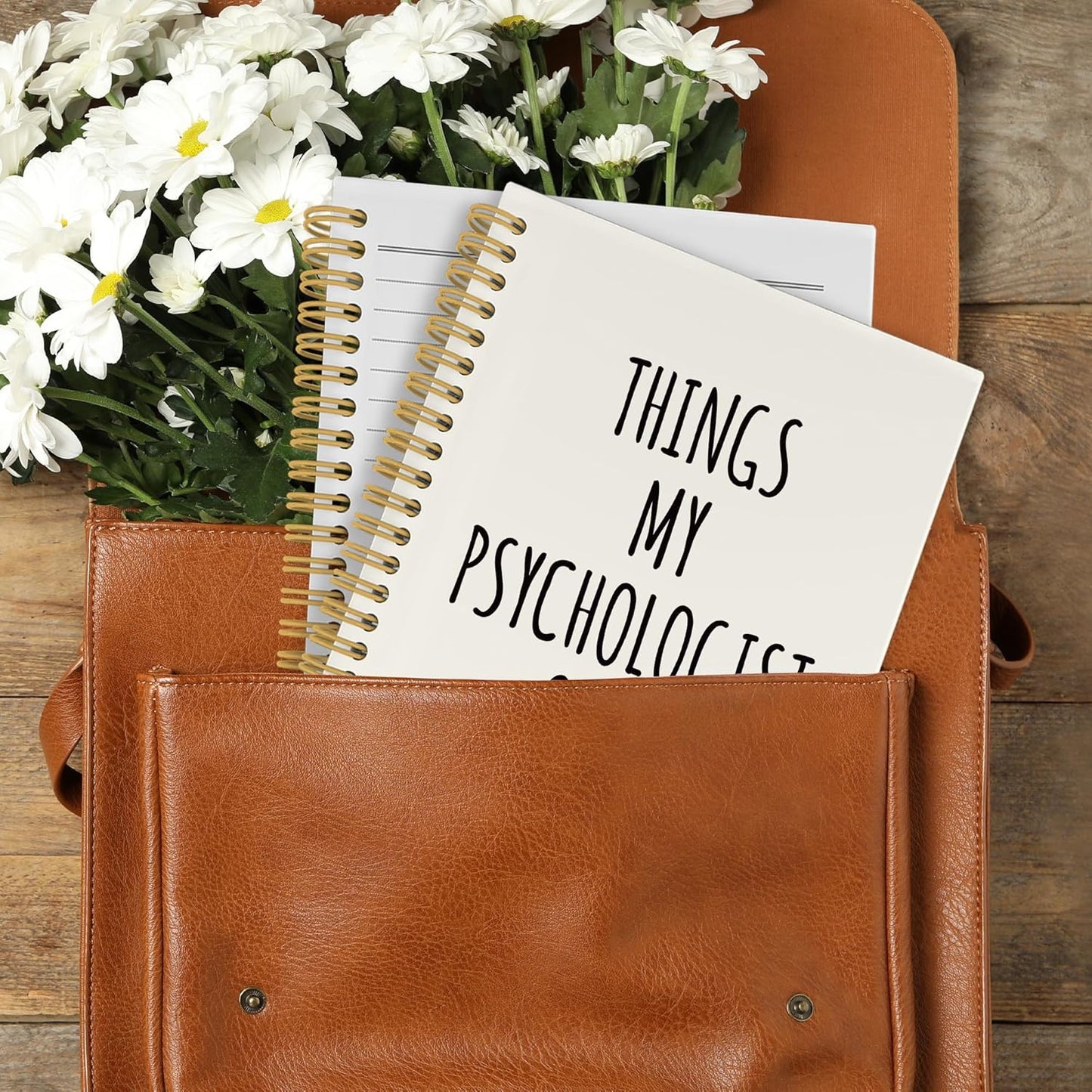 CUANFDDSF Psychology Gifts Notebook, Mental Health Therapy Journal Notebooks for Women, Psychologist Gifts for Women,Writing Pads， Mental Health Therapist Hardcover Spiral Notebook 5.5x8.3 Inch